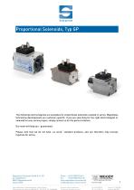 Proportional Solenoids and Proportional Valves - 1