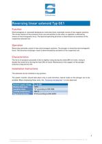 Reversing Linear Solenoid, Double proportional solenoid, Double acting solenoid, Magnetbau-Schramme-E - 2