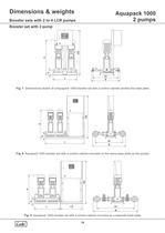 Booster sets with 2 to 4 LCR pumps. - 20