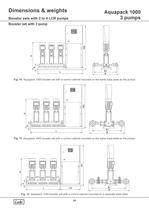 Booster sets with 2 to 4 LCR pumps. - 22