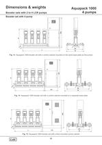 Booster sets with 2 to 4 LCR pumps. - 24