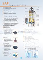 Drainage Pumps (1.0 HP to 3.0 HP) 50Hz. - 1