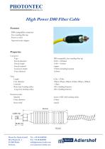 High Power D80 Fiber Cable - 1