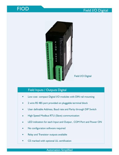 FIOD Field I/O Digital