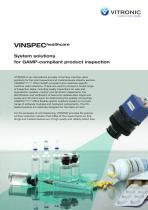 VINSPEChealthcare - Quality and safety for medical device industry and pharmaceutical production processes - 3