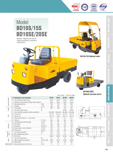 XILIN / Electric Platform Truck / BD10SE BD20SE