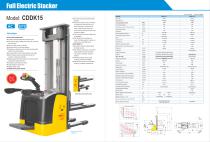 XILIN Electric Stacker ( Rider Type | CDDK15) for Warehouse - 1