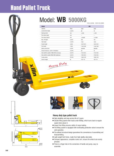 XILIN / Hand Pallet Truck / WB