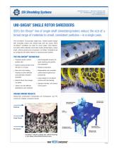 Uni-Shear® Single Rotor Shredders - 1