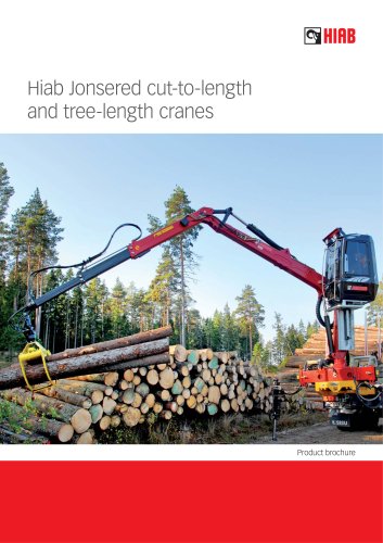 Hiab Jonsered cut-to-length and tree-length cranes&#8203;