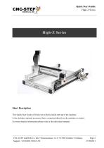 CNC router High-Z series Quick Start Guide - 2