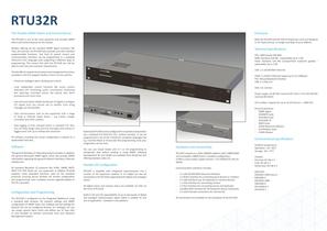 RTU32R brochure - 2