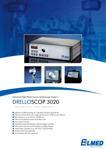 Data sheet DRELLOSCOP 3020