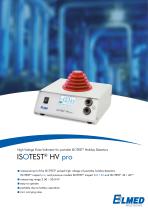 Data sheet ISOTEST HV pro-1