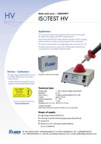 High-Voltage Voltmeter for holiday detectors ISOTEST® HV-2
