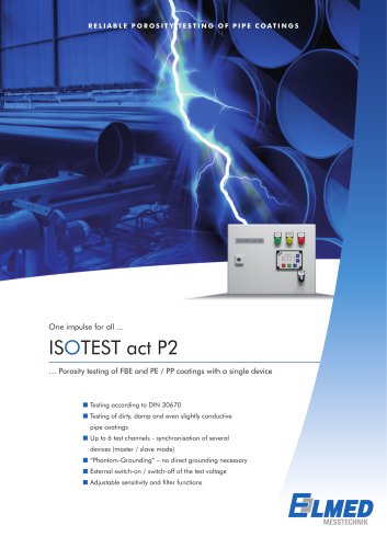 In-plant Holiday Detector System ISOTEST® act P2