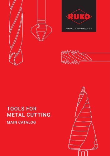 TOOLS FOR METAL CUTTING