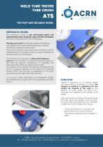 Tube welds tester ATS-2