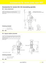 Accessories for SGT high performance screw jack ALBERT-10