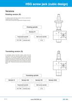 HSG screw jack (cubic design)-4