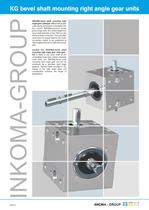 INKOMA - KG bevel shaft mounting right angle gear units-1