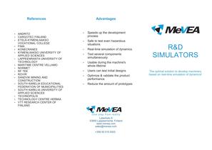 MeVEA R&D Catalogue - 1