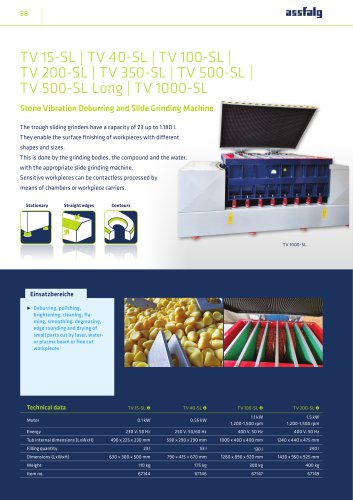 Trough vibrator TV