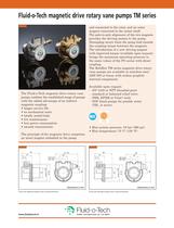 Fluid-o-Tech magnetic drive rotary vane pumps TM series - 1