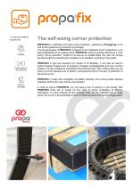 PROPAFIX - plastic adaptable protection corner - 1