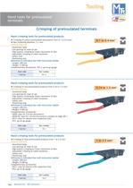 Tools for preinsulated terminals - 1