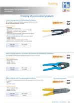 Tools for preinsulated terminals - 2