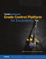 Trimble Earthworks Grade Control Platform for Excavators - 1