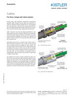 Cables For force, torque and strain sensors - Kistler - PDF Catalogs ...