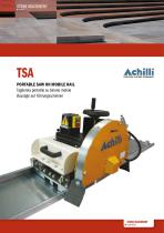 PORTABLE SAW ON MOBILE RAIL TSA - 1