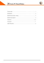 26 Series PC Board Relays - 2