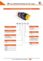 40 Series Ø16mm Switches &  Pilot Lights - 10