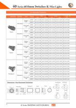 40 Series Ø16mm Switches &  Pilot Lights - 13