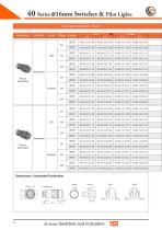 40 Series Ø16mm Switches &  Pilot Lights - 15