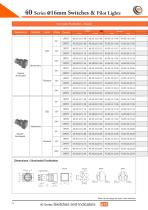 40 Series Ø16mm Switches &  Pilot Lights - 17