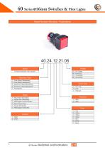 40 Series Ø16mm Switches &  Pilot Lights - 7