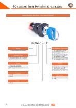 40 Series Ø16mm Switches &  Pilot Lights - 9