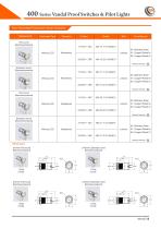 400 Series  Vandal Proof Switches & Pilot Lights - 16