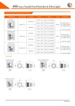 400 Series  Vandal Proof Switches & Pilot Lights - 18