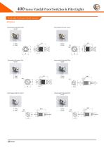 400 Series  Vandal Proof Switches & Pilot Lights - 23