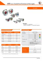 400 Series  Vandal Proof Switches & Pilot Lights - 2