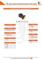 41 Series Ø16mm Stackable Switches & Indicators - 10