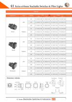 41 Series Ø16mm Stackable Switches & Indicators - 12