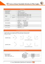 41 Series Ø16mm Stackable Switches & Indicators - 5