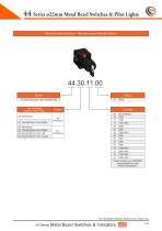 44 Series Ø22mm Metal Bezel Switches & Indicators-8
