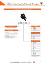 44 Series ø22mm Metal Bezel Switches & Pilot Indicators - 10